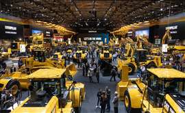 Caterpillar stand at expo Image: Caterpillar